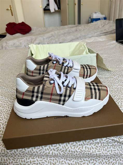 burberry buckle sneakers|Burberry sneakers men.